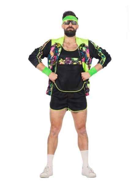 80s Aerobic Costume Men’s - Adult