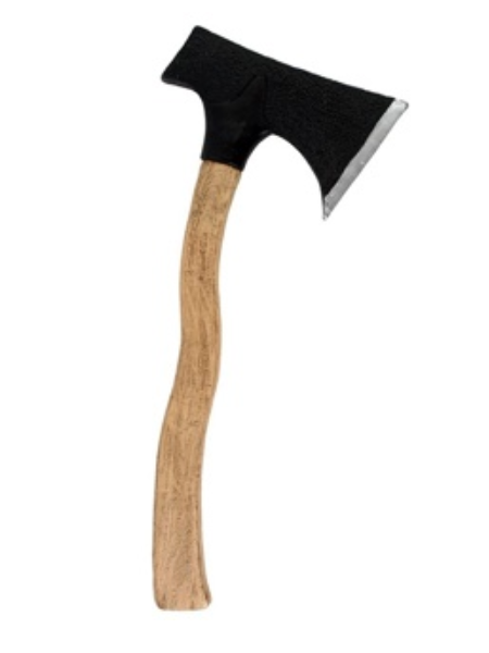 Wooden look axe prop