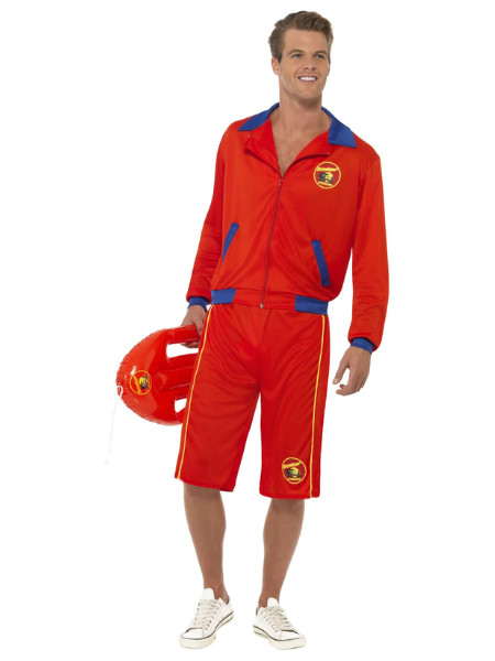 Baywatch Beach Men's Lifeguard long shorts Costume