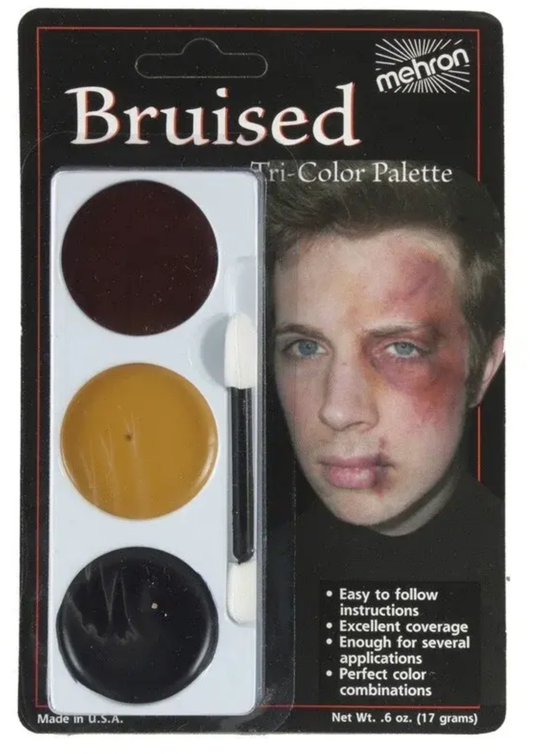 Tri-Colour Make-up Palette - Bruise