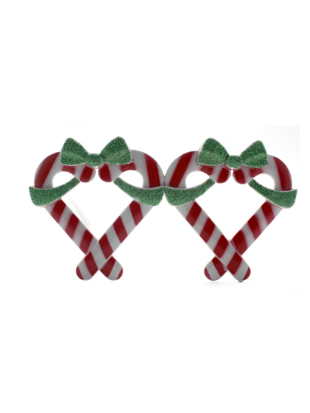 Novelty Candy cane glasses