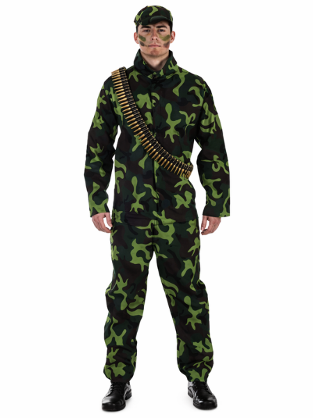 Army Man Costume - Adult