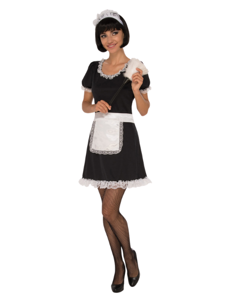 Classic French Maid Costume - Adult