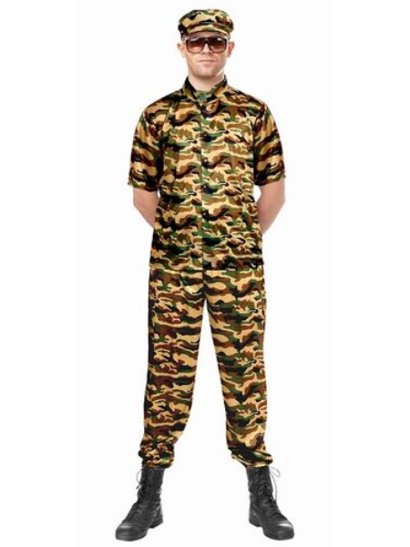 Combat Soldier Costume - Adult