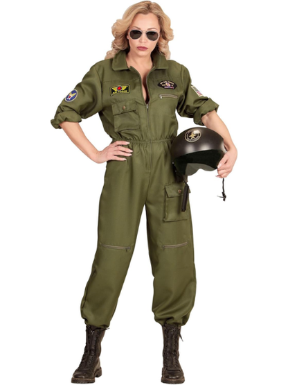 Fighter Pilot (Top Gun Inspired) Womans Costume - Adult