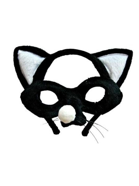 Cat headband and mask set