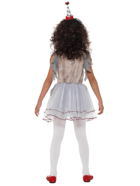 Vintage clown girl costume child
