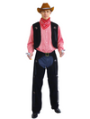 Cowboy vest and chap set