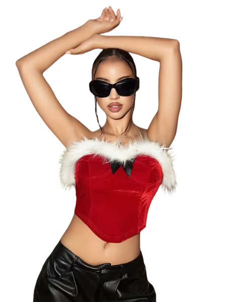 Christmas Crop top - Adult