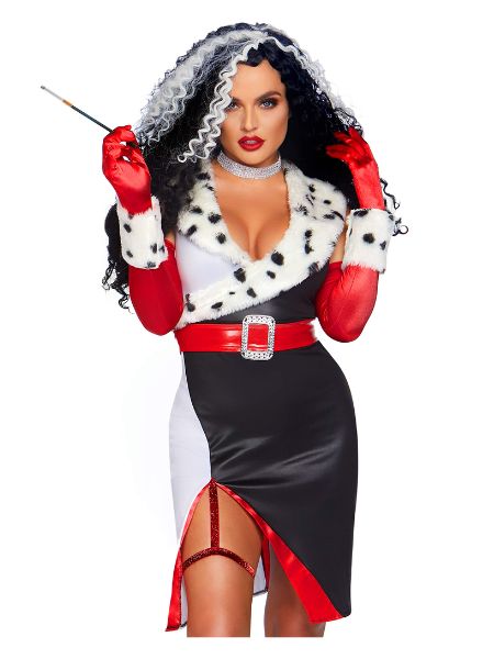 Devilish Dalmatian woman