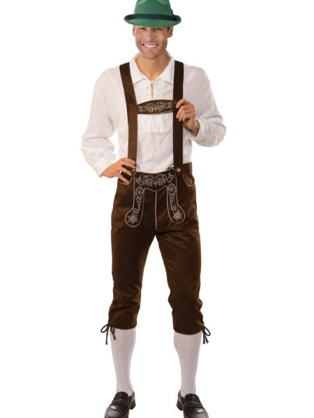 Male lederhosen brown - adult