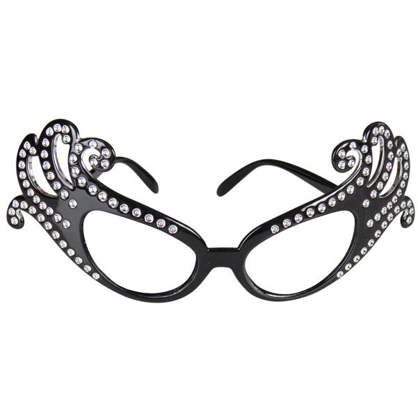 Black Dame Edna Glasses