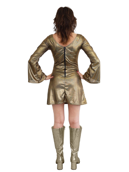 Gold Disco Dancer dress - Adult