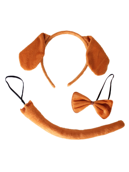 Brown dog Dress up kit
