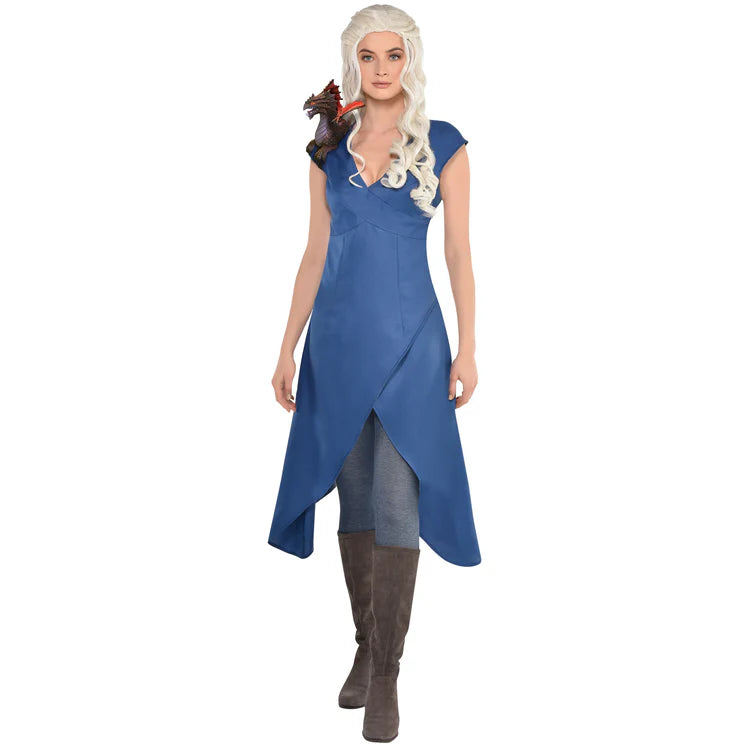 Blue slate dress, dragon queen