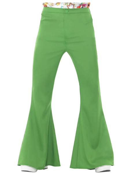 Flared Disco Pants Green - Adult