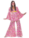 1960s Flower Power 2 piece costume  - Adult