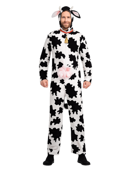 Moo cow costume / Onesie Adult