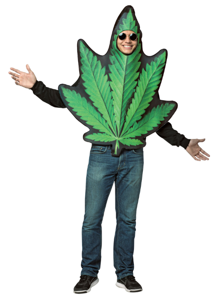 Pot leaf costume - Adult