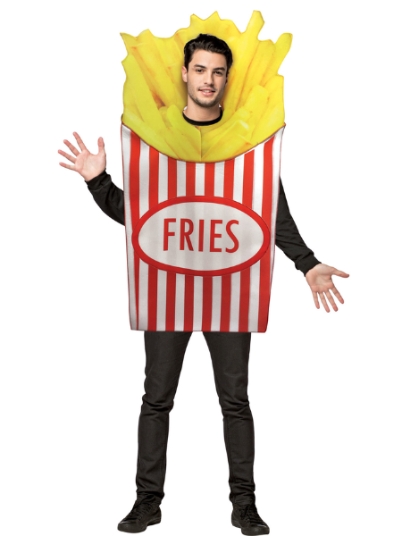 French fries costume - Adult