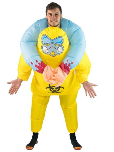 Inflatable biohazard costume - Adult