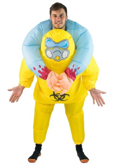 Inflatable biohazard costume - Adult