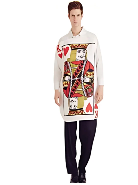 King of hearts card costume - Adult
