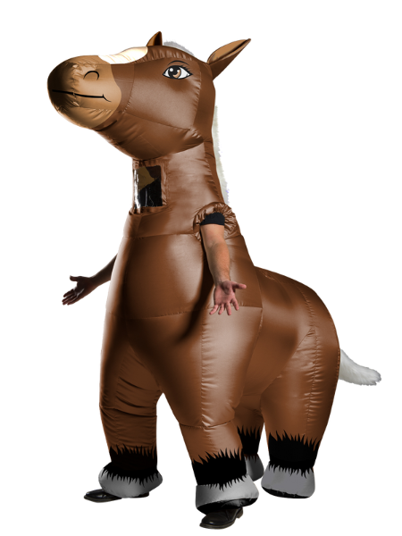 Inflatable horse costume - Adult