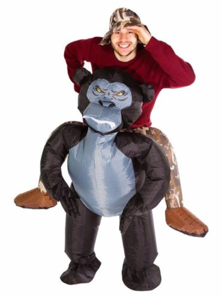 Inflatable ride on gorilla - Adult