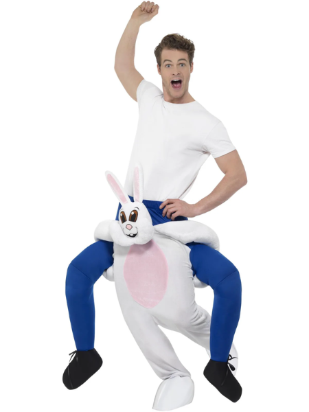 Piggyback rabbit bunny ride on costume -Adult