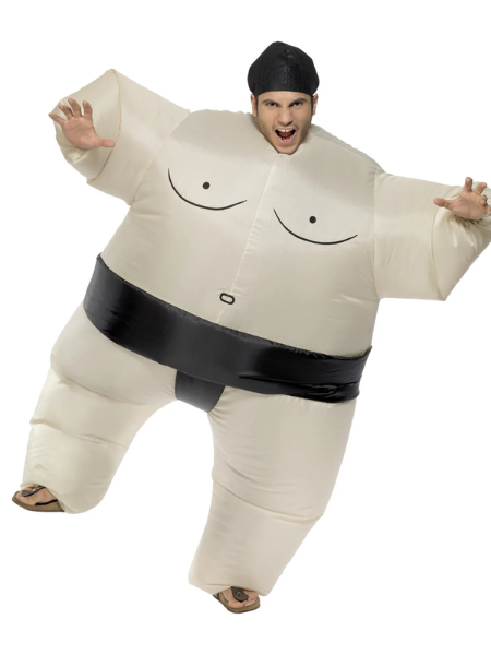 Inflatable sumo wrestling suit costume - Adult