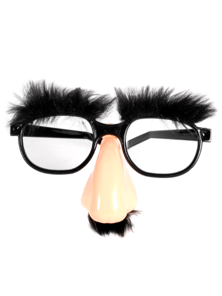 Disguise glasses with nose novelty