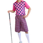 Golf Pro Pink costume - Adult