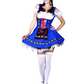 Heidi Oktoberfest dress RED / BLUE/ GREEN