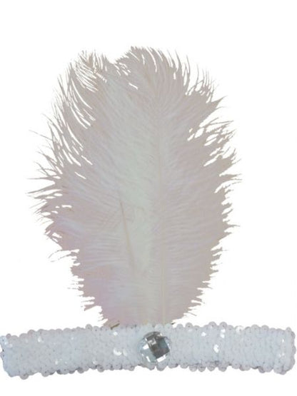 20's Flapper Sequined Headband Various Colours