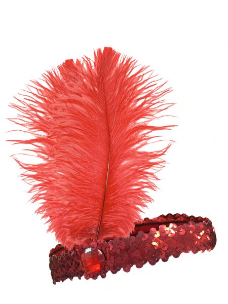 20"s Flapper Sequined Headband Various Colours