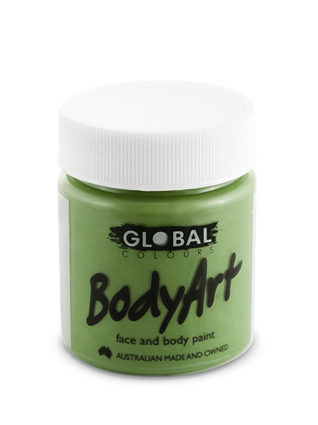 45ml Face & BodyArt Liquid Paint - Olive Green