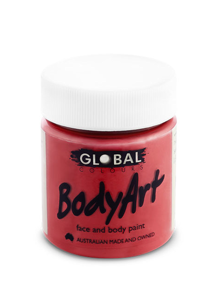 45ml Face & BodyArt Liquid Paint - Deep Red