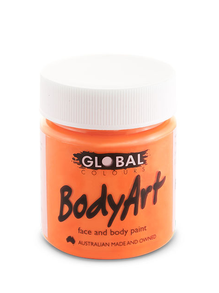45ml Face & BodyArt Liquid Paint - Neon Orange