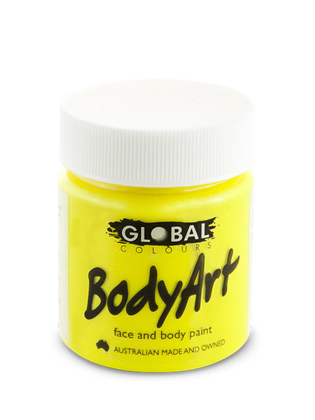 45ml Face & BodyArt Liquid Paint - Neon Yellow