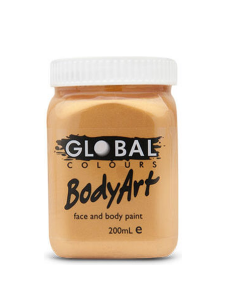 200ml Face & BodyArt Liquid Paint - Metallic Gold
