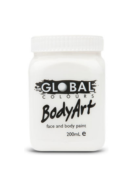 200ml Face & BodyArt Liquid Paint - White