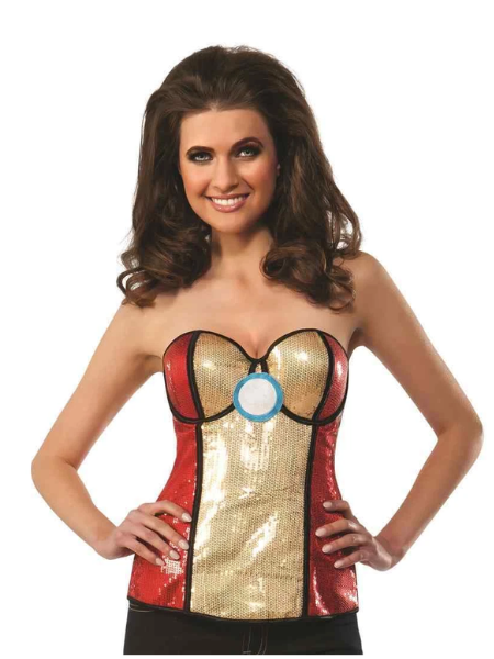 Iron Rescue sequin corset