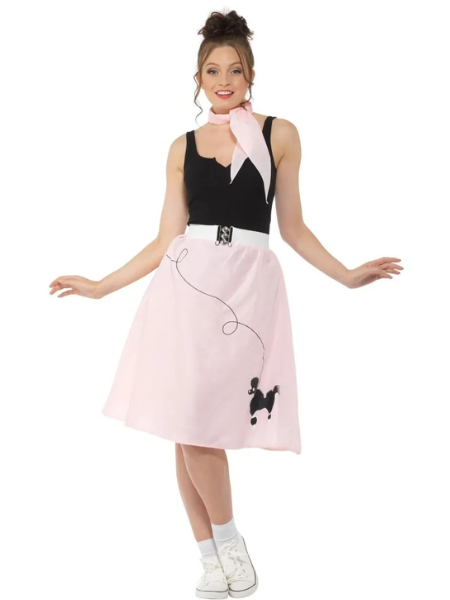Pink Poodle 50's Skirt - Adult