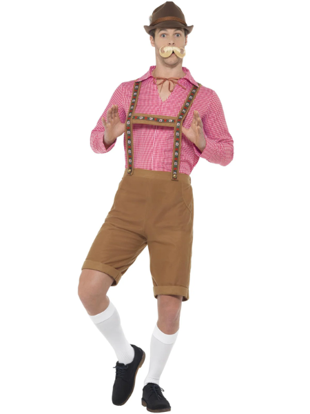 Mr Bavarian lederhosen - Adult costume