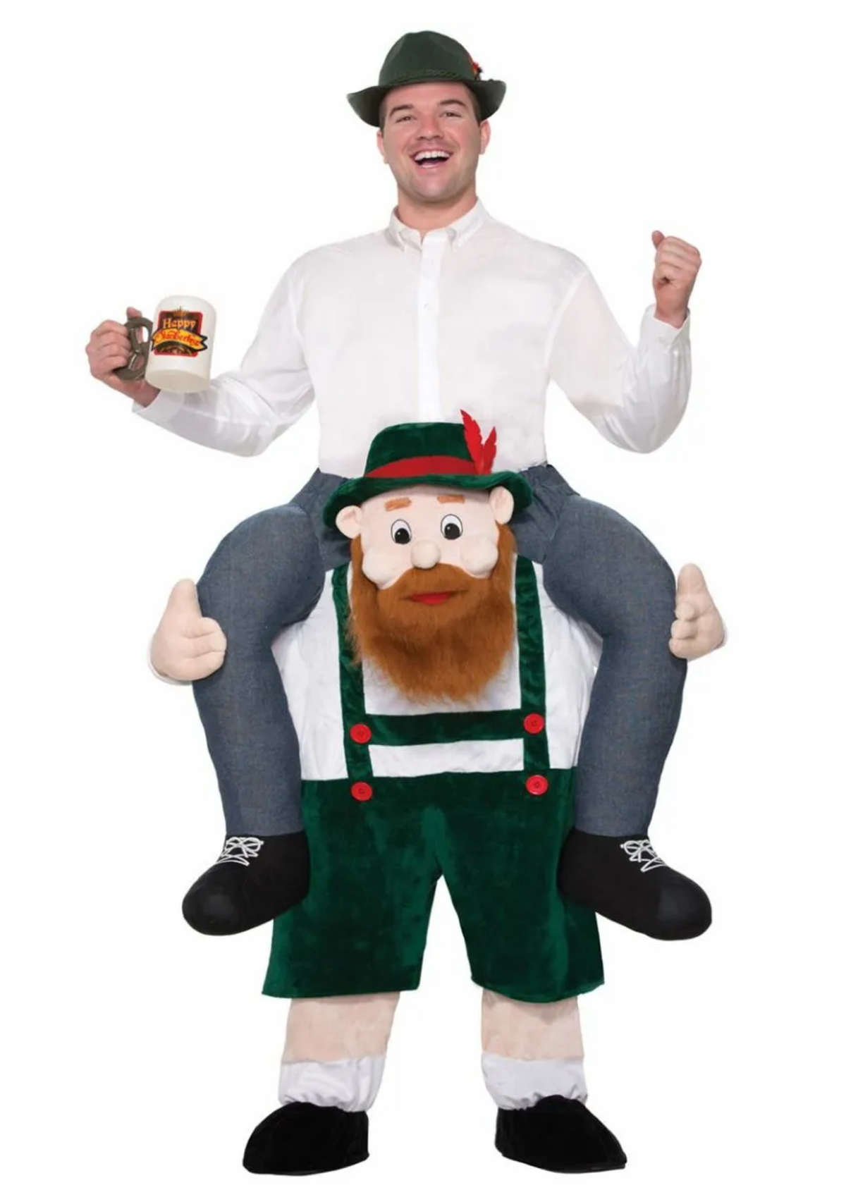 Beer Buddy Piggy Back Costume - Adult