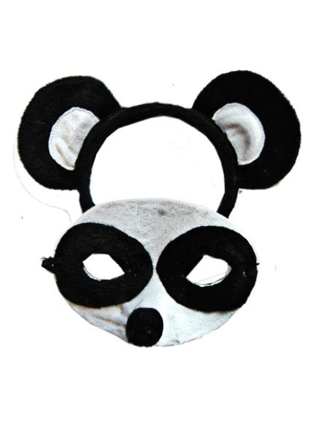 Panda headband and mask set