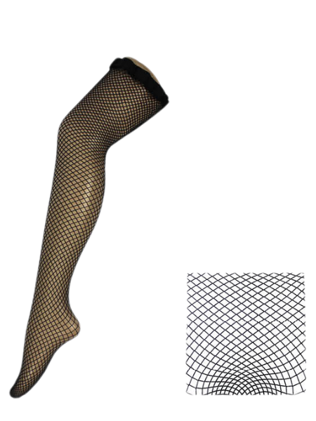 black fishnets pantyhose