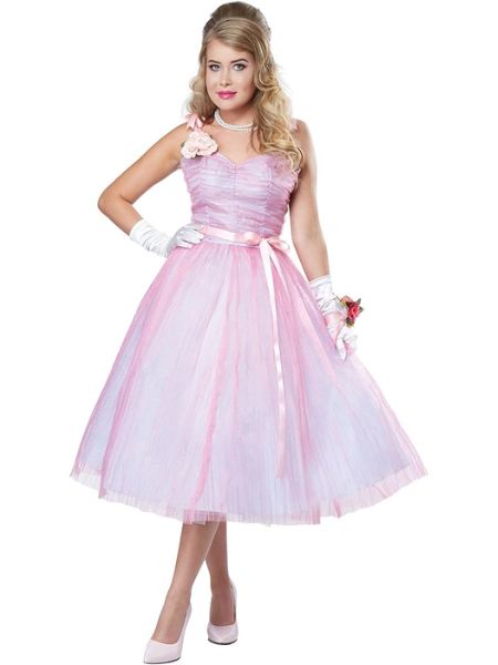 50's Teen Angel Dress Costume - Adult