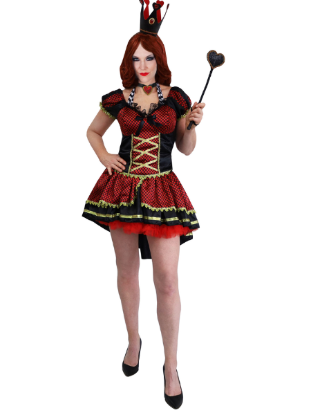 Dark Queen of hearts adult costume